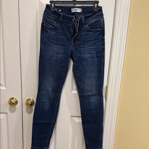 CAbi Blue Skinny Jeans Sleek Fit